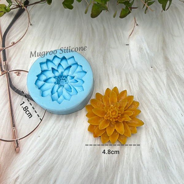 Khuôn silicon hoa nở 3D làm rau câu MSE40